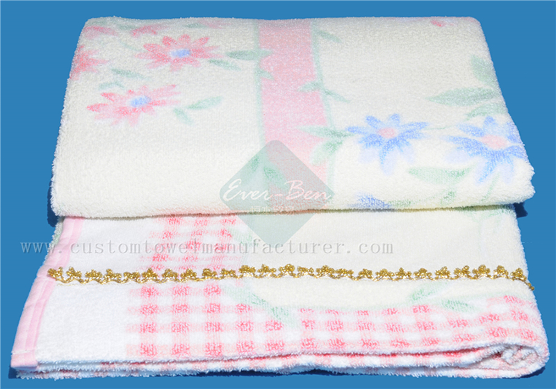 China Custom Printed hand towel Bulk Produce Bespoke Brand Cotton Child Towels Producer